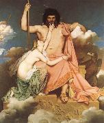 Jean-Auguste Dominique Ingres Thetis bonfaller Zeus France oil painting artist